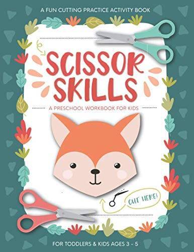 Scissor Skills Preschool Workbook for Kids: A Fun Cutting Practice A – VERY GOOD