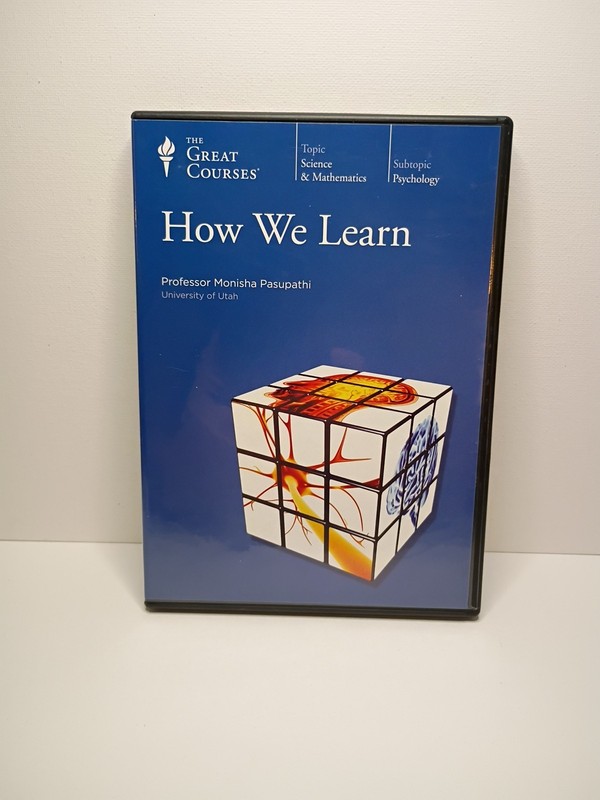 The Great Courses: How We Learn - 4 DVDs Course Guidebook + Transcript Book gallery