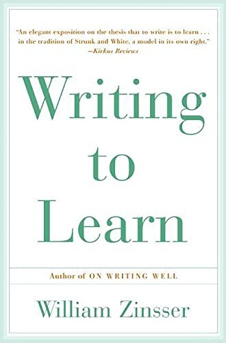 WRITING TO LEARN RC, Zinsser, William