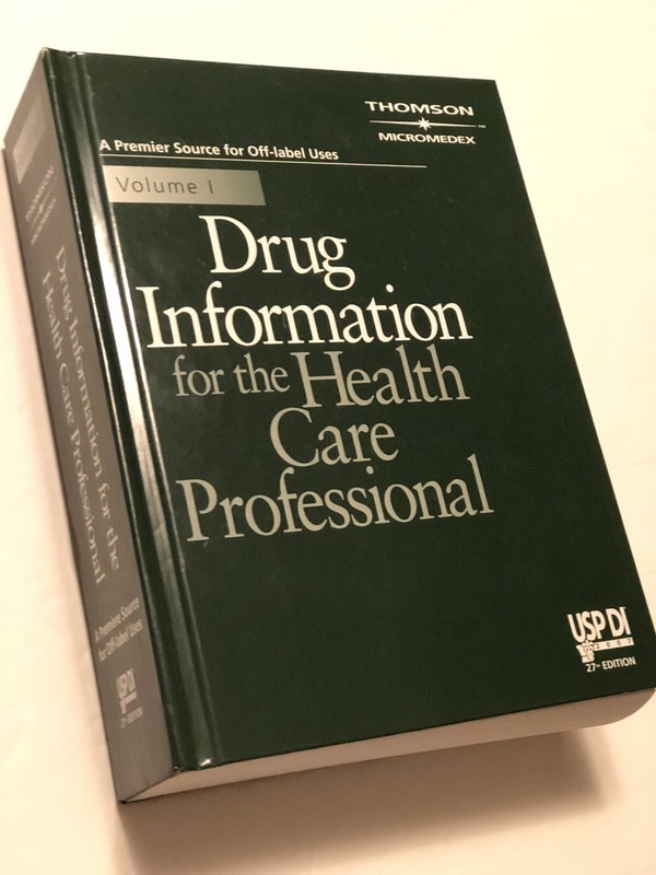 Drug Information – Health Care Professional Volume 1 27th Edition