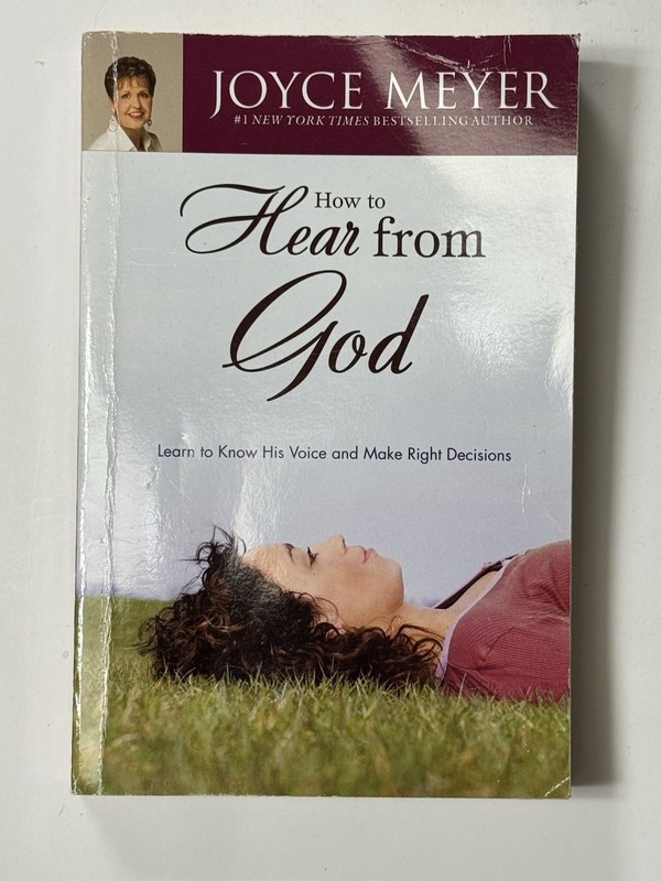 How to Hear From God Joyce Meyer Christian Living Paperback FaithWords