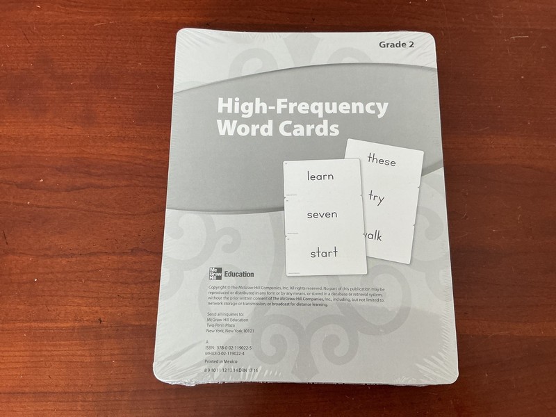 Reading Wonders, Grad 2, High Frequency Word Cards Grade 2 by McGraw Hill (Engl