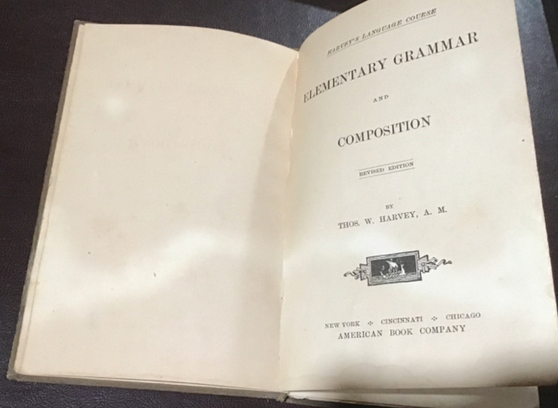 Elementary Grammar and Composition by Thomas W. Harvey (1880) gallery