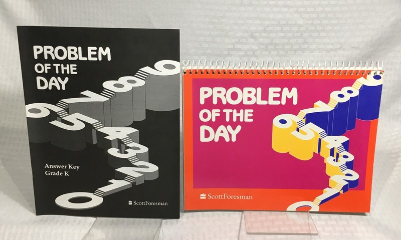 SCOTT FORESMAN / PROBLEM OF THE DAY / FLIP CHART WITH ANSWER KEY / KINDERGARTEN