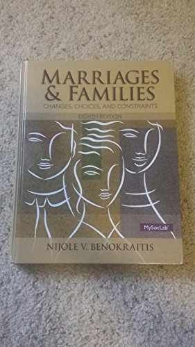 Marriages and Families (8th – Hardcover, by Benokraitis Nijole V. – Very Good z