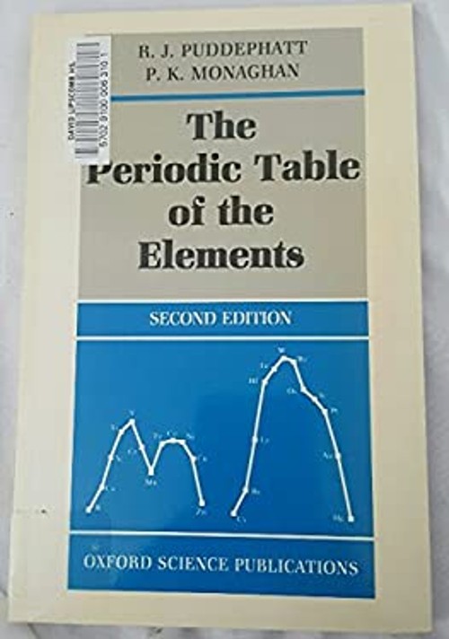 The Periodic Table of Elements Paperback R. J., Monaghan, P. K. P