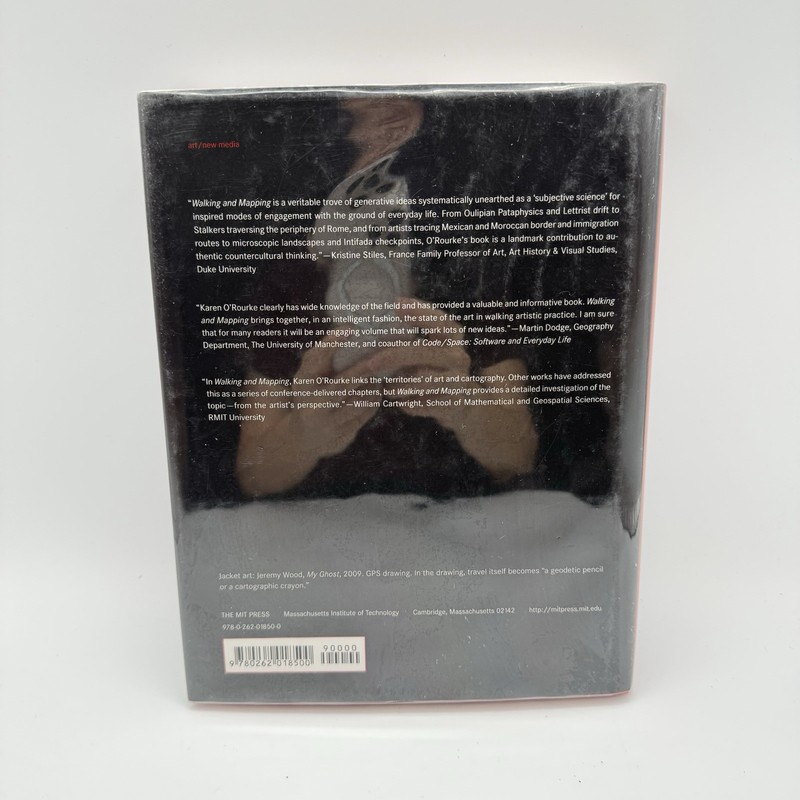 Walking and Mapping: Artists as Cartographers Hardcover 2013 MIT Karen O'Rourke gallery