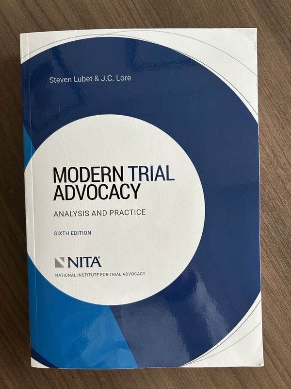 Modern Trial Advocacy 6th edition by Steven Lubet & Lore WITH DIGITAL EBOOK CODE