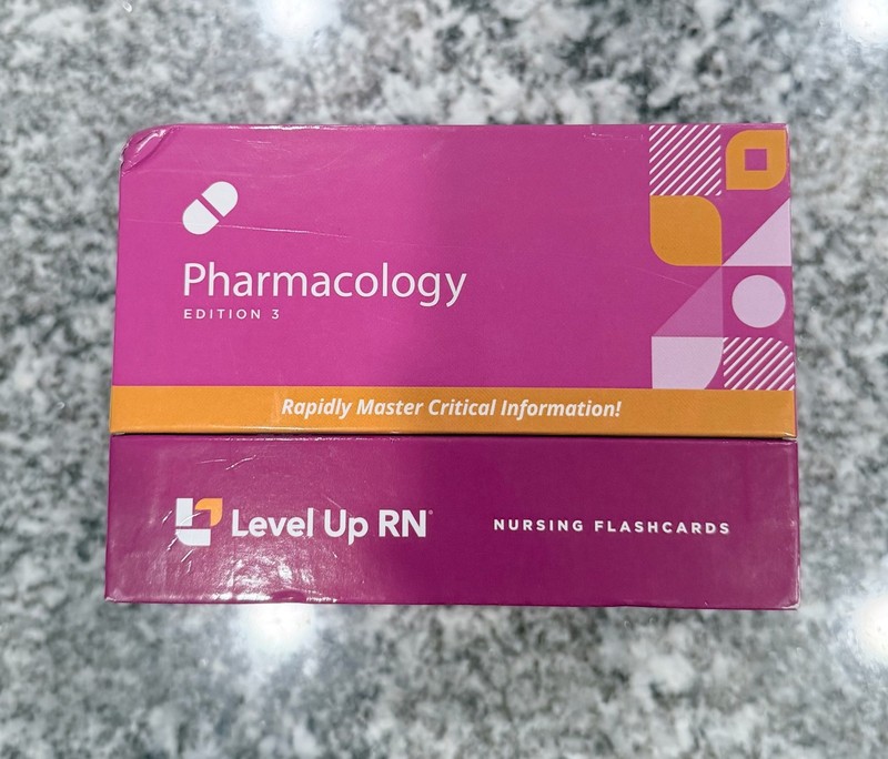 Level Up RN Pharmacology Nursing Flashcards Edition 3 Flashcards COMPLETE