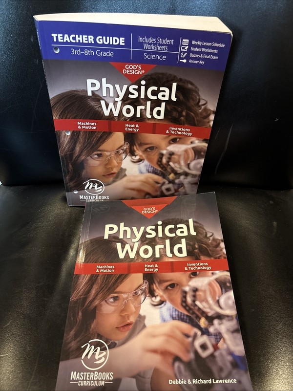 Master Books GOD'S DESIGN PHYSICAL WORLD Curriculum Set Teacher & Student