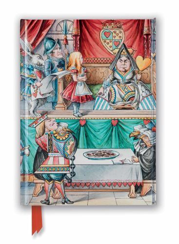 Alice in Wonderland and the Queen of Hearts (Foiled Journal) (Flame Tree Notebo