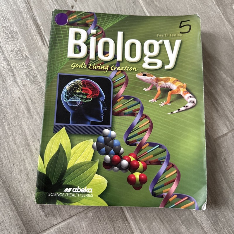 Abeka 10th Grade Biology God’s Living Creation Student Book 4th Ed Acceptable
