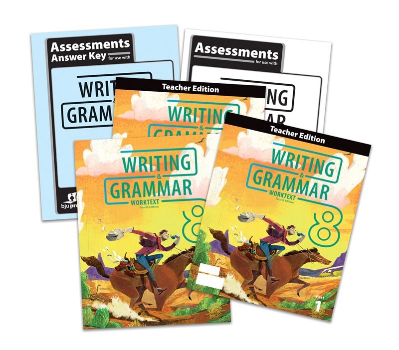 BJU Bob Jones 8th grade Writing & and Grammar 8 SET English Student WorkText