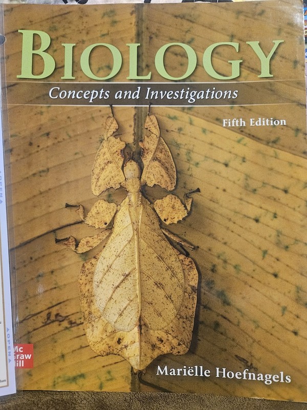 Loose Leaf for Biology: Concepts and Investigations by Mariëlle Hoefnagels..