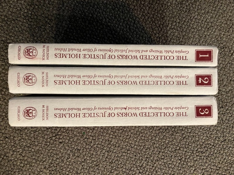 Collected Works of Justice Holmes : Complete Public Writings / GOOD gallery