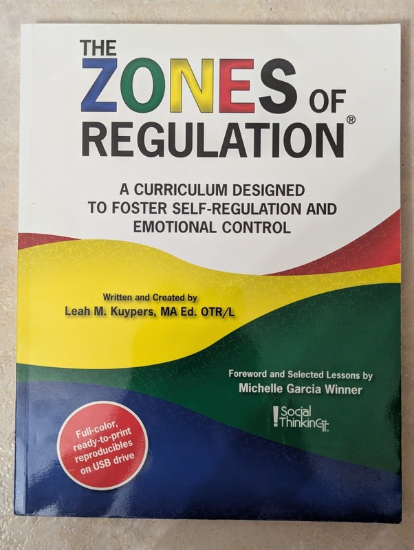 Leah M Kuypers Zones of Regulation w/ USB Flashdrive (2011, TPB Social Thinking)