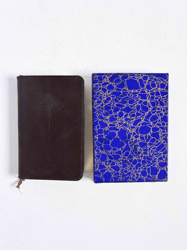 Vintage Book of Common Prayer & Hymns Ancient & Modern & Case Pocket Size 1930s