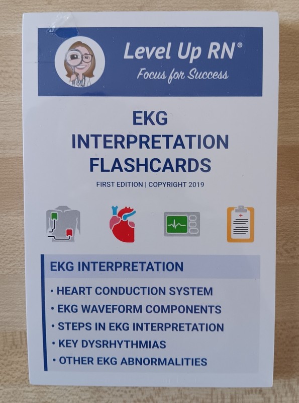 EKG Interpretation Flashcards First Edition by Level Up RN gallery