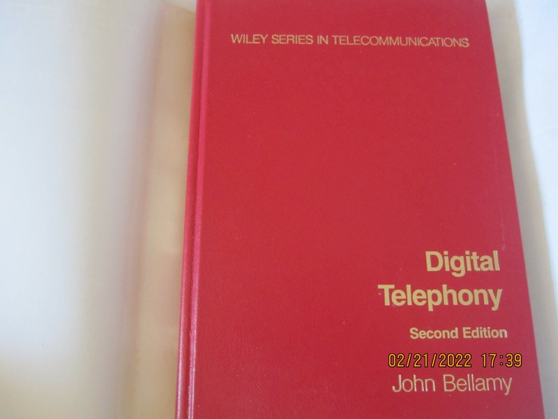 DIGITAL TELEPHONY 2nd ed. John Bellamy, hardbound with dust jacket 1976 gallery
