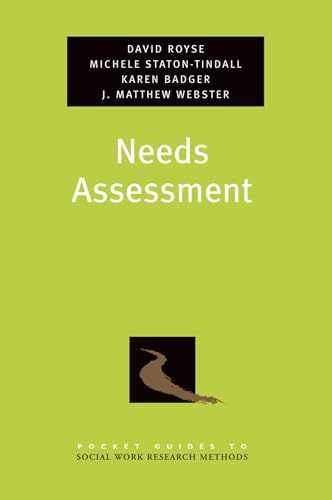 Needs Assessment (Pocket Guides to – Paperback, by Royse David – Very Good