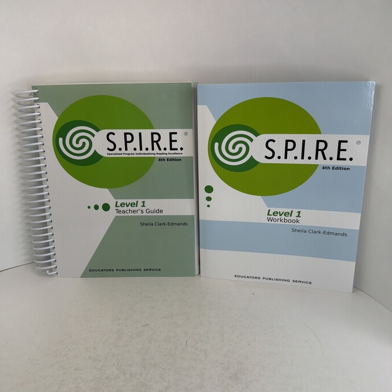 S.P.I.R.E. Spire 4th Edition Level 1 Teacher’s Guide & Student Workbook