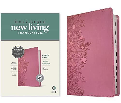 NLT Large Print Thinline Reference Bible Filament Enabled Edition by Tyndale
