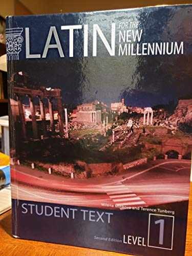 Latin for the New Millennium: Student Text, Level – Hardcover, by NCCER – New g