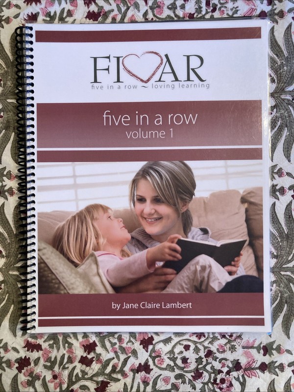 Five in a Row Volume One Second Edition by Jane Claire Lambert