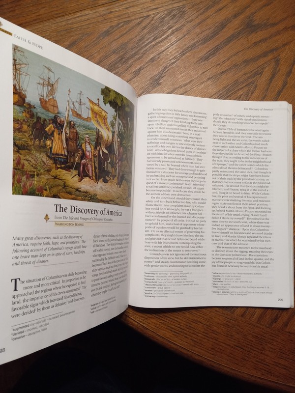 A Beka Book Homeschool 9th Grade Themes in Literature Student Reading Book VGood gallery