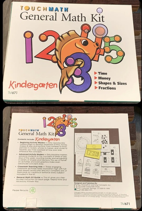 TouchMath K 1st 2nd 7 Kits Innovative Learning Concepts SOLD INDIVIDUALLY gallery