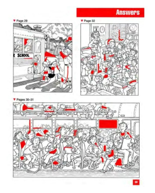 Hidden Pictures (with answer) 4 sets 264 pages - kids activities seek & find gallery