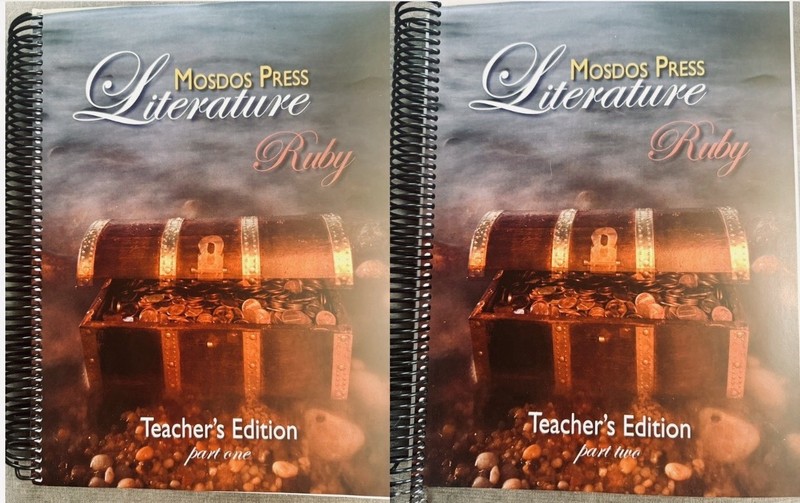 Mosdos Press Literature Ruby Teacher’s Edition Part 1 & 2~NEW