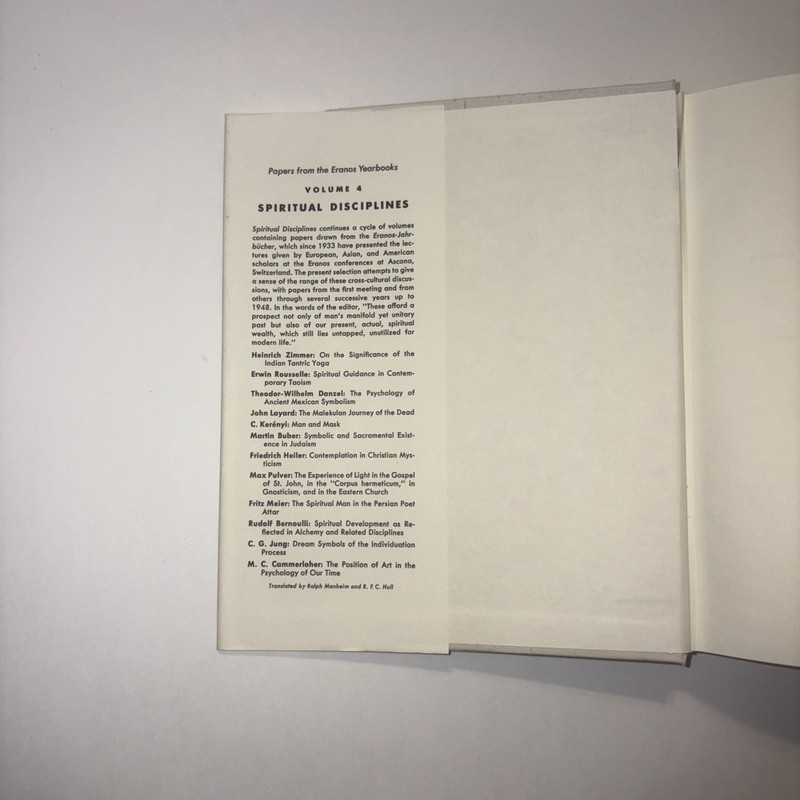 Spiritual Disciplines : Papers from the Eranos Yearbooks 4 (Hardcover) with DJ gallery
