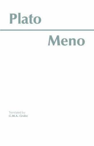 Meno (Hackett Classics) – Paperback By Plato – GOOD