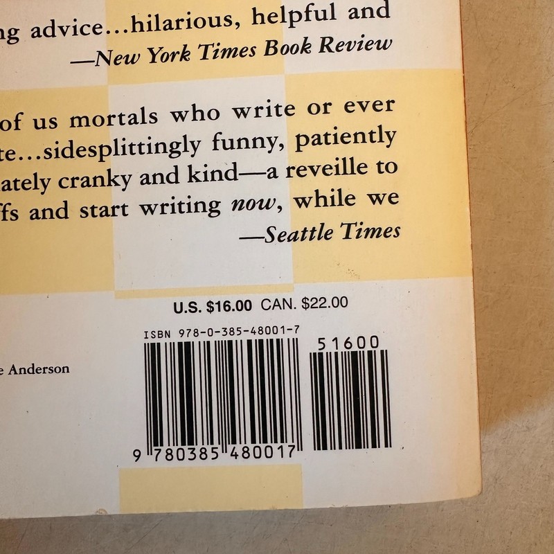 Bird by Bird:Some Instructions on Writing and Life by Anne Lamott gallery