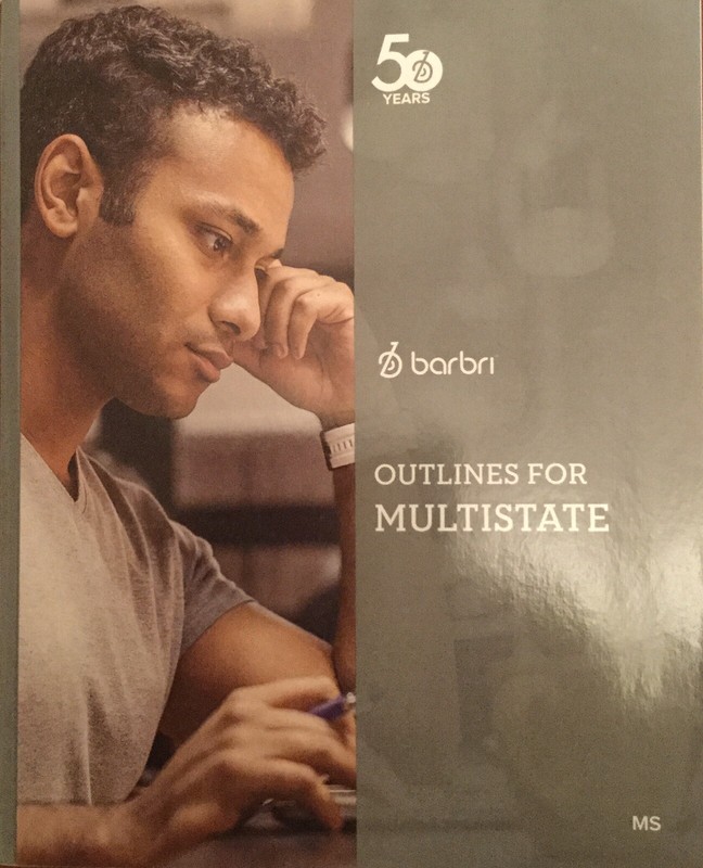 FEB 2020 EDITION BARBRI MULTISTATE OUTLINES (UBE) ~~ VERY GOOD Condition ❤