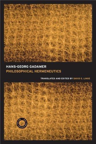 Philosophical Hermeneutics, 30th Anniversary Edition by Gadamer, Hans-Georg