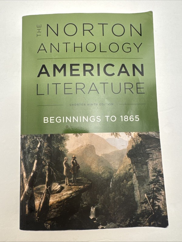 The Norton Anthology American Literature Shorter 9th Edition Beginnings To 1865