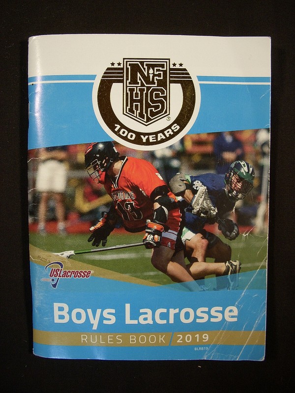⭐️ 2019 Boys LACROSSE Rules Book NFHS LAX Nation Federation High School ⭐️