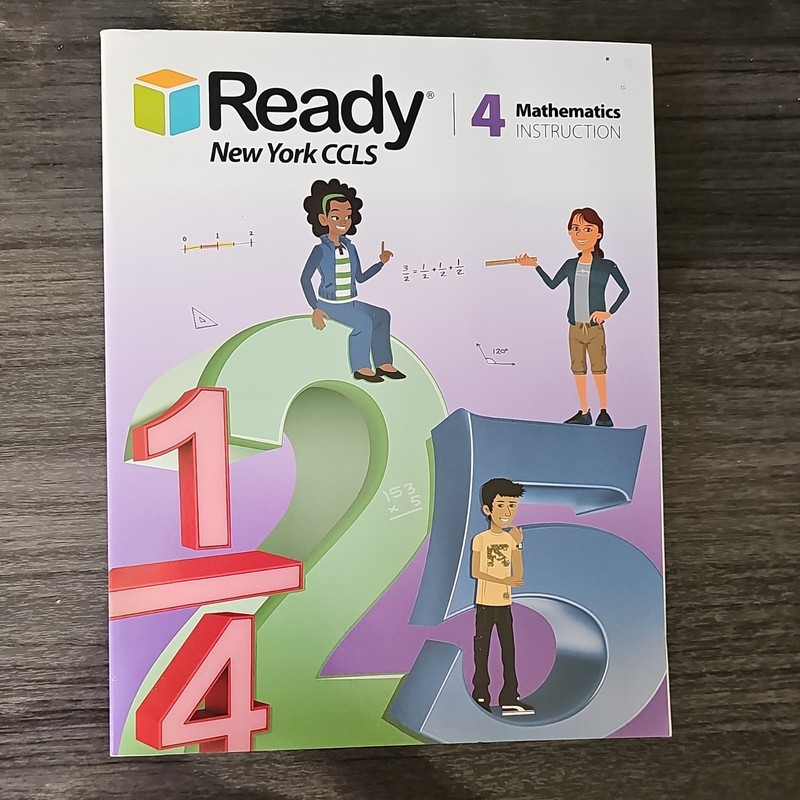 Curriculum Associates Ready New York CCLS Grade 4 Math PB CA16253