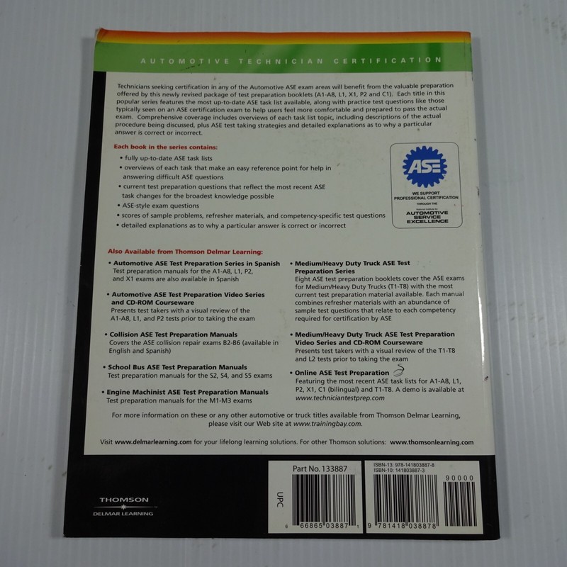 Thomson Delmar Learning : Automotive ASE Test Preparation Manuals, 4th edition gallery