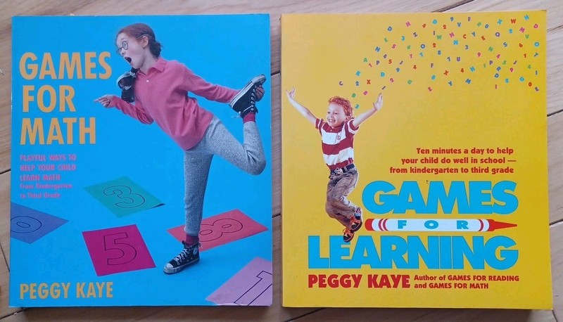 Games for Learning, Math – books by Peggy Kaye (lot of 2) VG