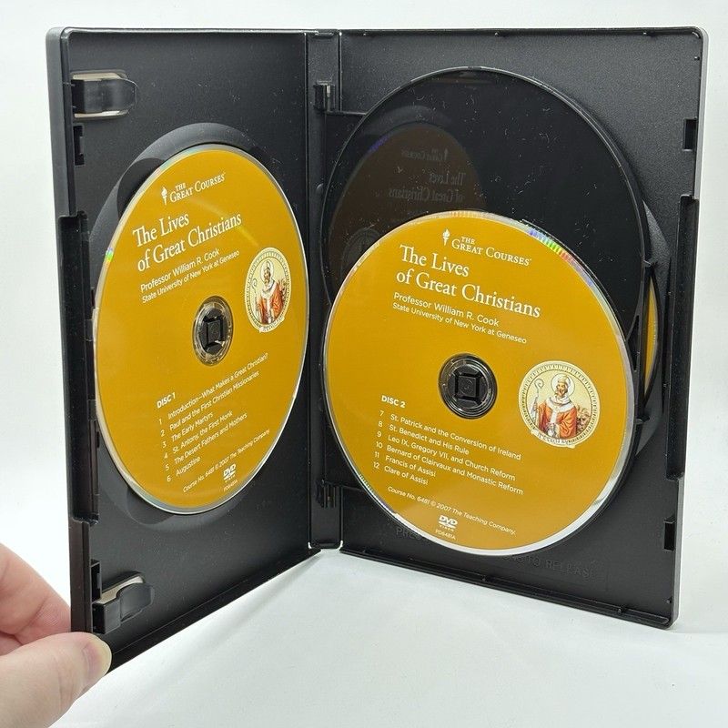 The Lives of Great Christians DVD & Guidebook William R. Cook Great Courses gallery