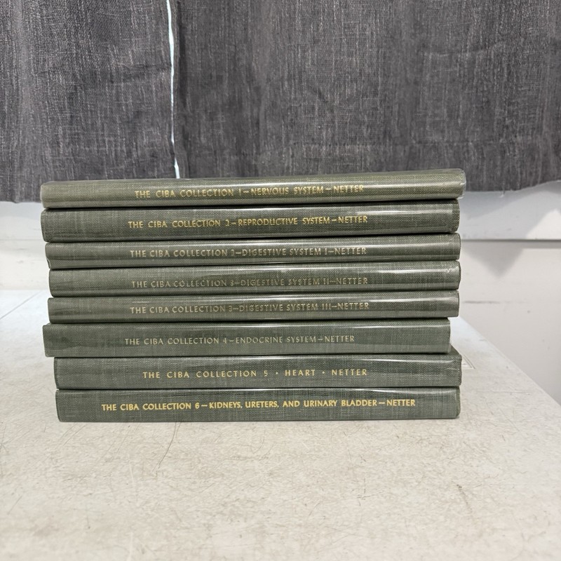 The Ciba Collection of Medical Illustrations Lot of 11 Books Volumes 1 to 8 HC