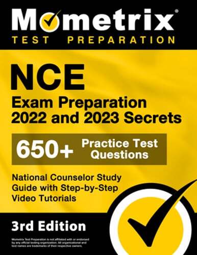 NCE Exam Preparation 2022 and 2023 Secrets – 650+ Practice Test Questions,: Used