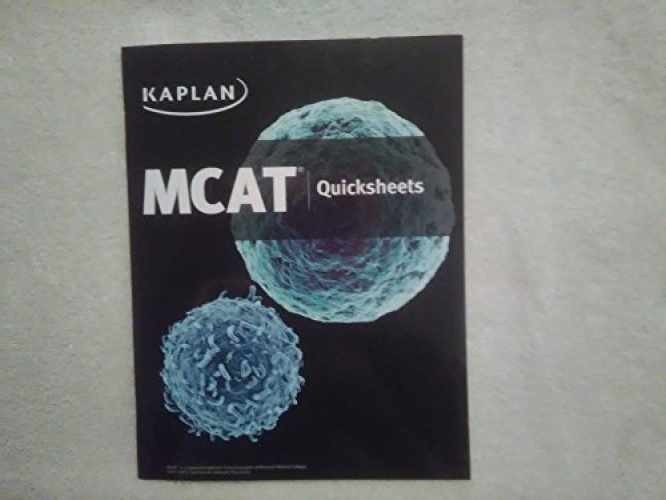 KAPLAN MCAT – Quicksheets – Unknown Binding, by Various – Very Good j