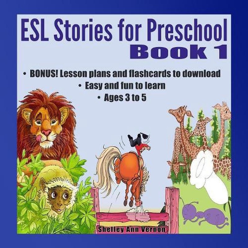 ESL Stories for Preschool: Book 1 by Shelley Ann Vernon (English) Paperback Book