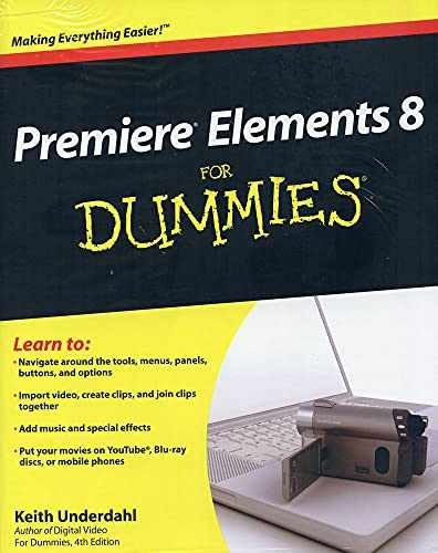 Premiere Elements 8 For Dummies – Paperback, by Underdahl Keith – Acceptable