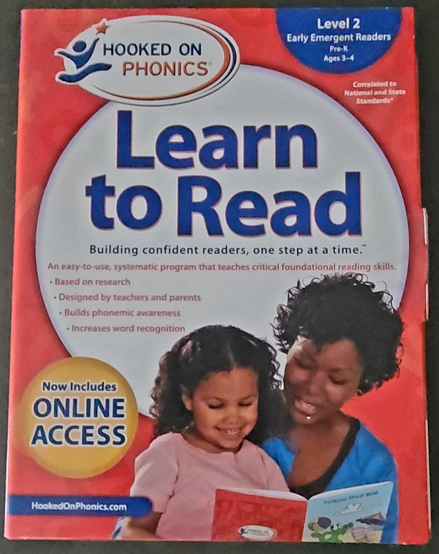 Hooked on Phonics Learn to Read Level 2 Pre-K, Ages 3-4 : Early Emergent Read