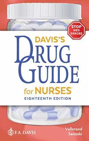 Davis's Drug Guide for Nurses - Paperback, by Vallerand PhD RN FAAN April - Good